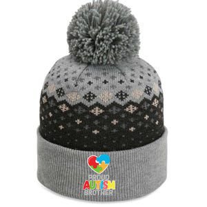 Proud Autism Brother Autism Awareness Day Tee The Baniff Cuffed Pom Beanie