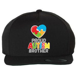 Proud Autism Brother Autism Awareness Day Tee Wool Snapback Cap