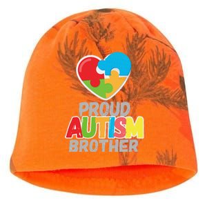 Proud Autism Brother Autism Awareness Day Tee Kati - Camo Knit Beanie