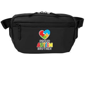 Proud Autism Brother Autism Awareness Day Tee Crossbody Pack