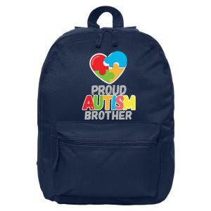 Proud Autism Brother Autism Awareness Day Tee 16 in Basic Backpack