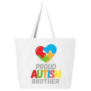 Proud Autism Brother Autism Awareness Day Tee 25L Jumbo Tote