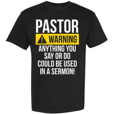 Pastor Appreciation Best Priest Christian Jesus God Bible Garment-Dyed Heavyweight T-Shirt