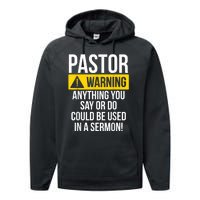 Pastor Appreciation Best Priest Christian Jesus God Bible Performance Fleece Hoodie