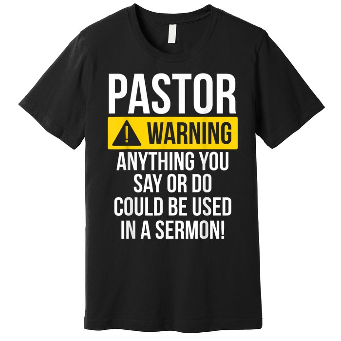 Pastor Appreciation Best Priest Christian Jesus God Bible Premium T-Shirt