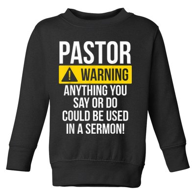 Pastor Appreciation Best Priest Christian Jesus God Bible Toddler Sweatshirt