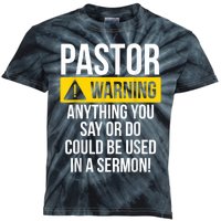 Pastor Appreciation Best Priest Christian Jesus God Bible Kids Tie-Dye T-Shirt