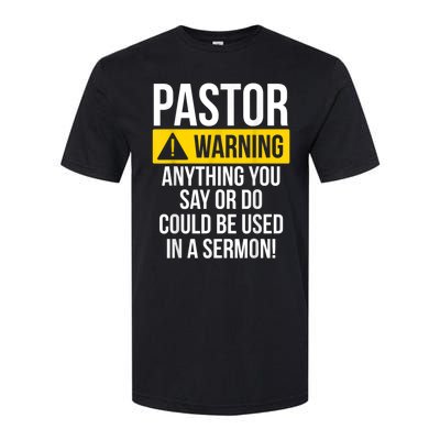 Pastor Appreciation Best Priest Christian Jesus God Bible Softstyle CVC T-Shirt