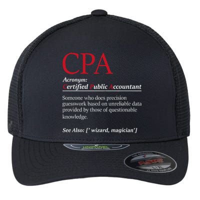 Public Accountant Bookkeeper Tax Auditor Financial Analyst Flexfit Unipanel Trucker Cap