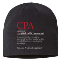 Public Accountant Bookkeeper Tax Auditor Financial Analyst Sustainable Beanie