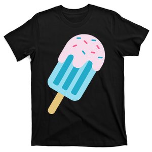 Pink And Blue With Sprinkles Popsicle T-Shirt