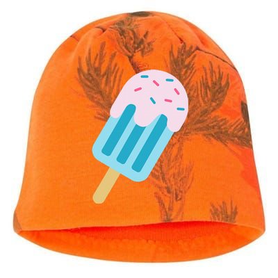 Pink And Blue With Sprinkles Popsicle Kati - Camo Knit Beanie