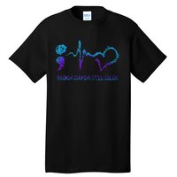 Prevention Awareness Broken Crayons Still Color Suicide Tall T-Shirt