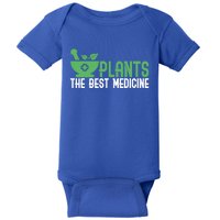 Plants Are Best Medicine Treatt Chinese Medicine Meaningful Gift Baby Bodysuit