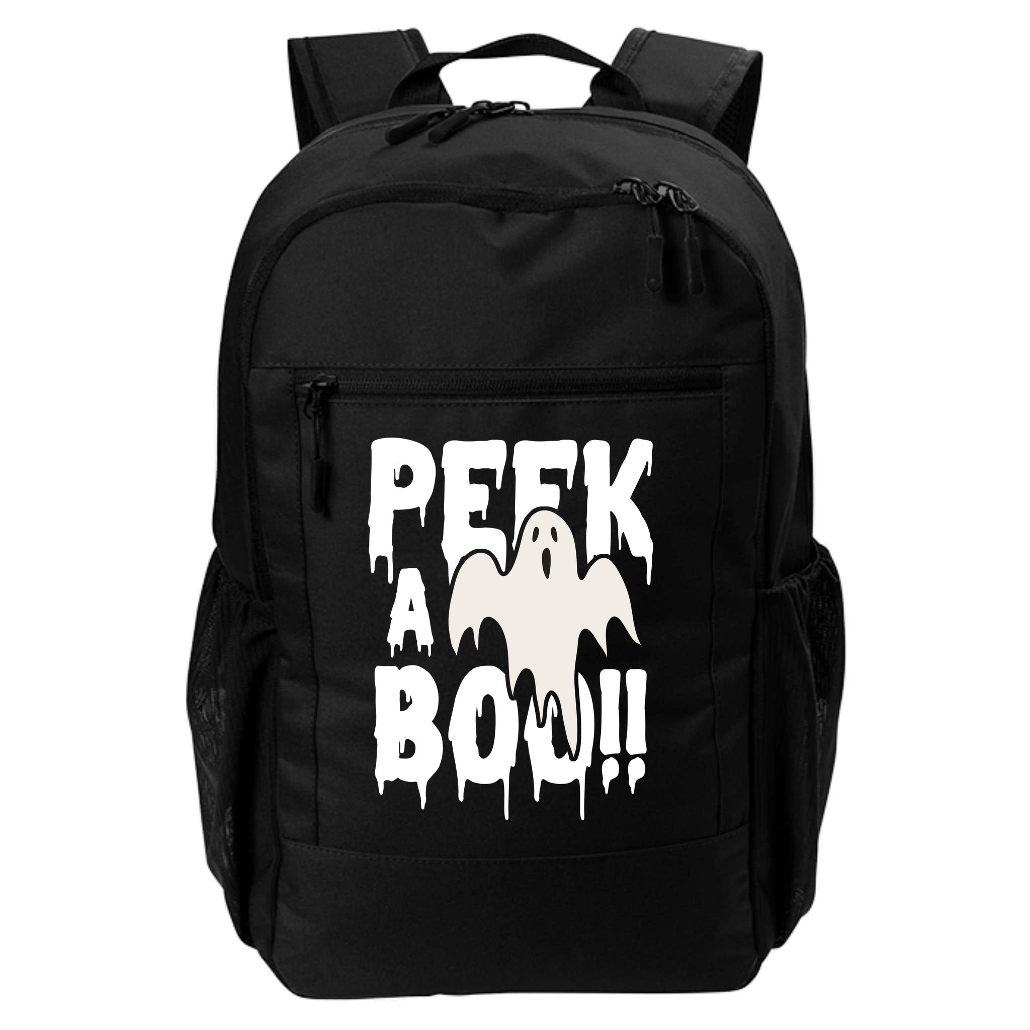 Peek A Boo Halloween Ghost Backpack