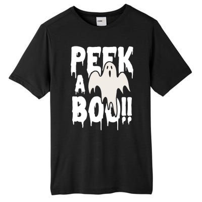 Peek A Boo Halloween Ghost Tall Fusion ChromaSoft Performance T-Shirt