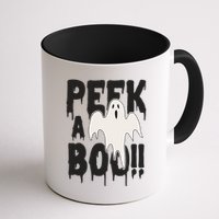 Peek A Boo Halloween Ghost Mug