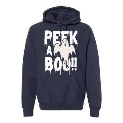 Peek A Boo Halloween Ghost Premium Hoodie