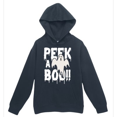 Peek A Boo Halloween Ghost Urban Pullover Hoodie