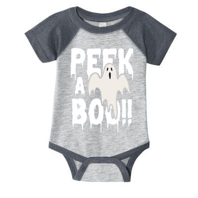 Peek A Boo Halloween Ghost Infant Baby Jersey Bodysuit