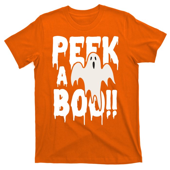 Peek A Boo Halloween Ghost T-Shirt