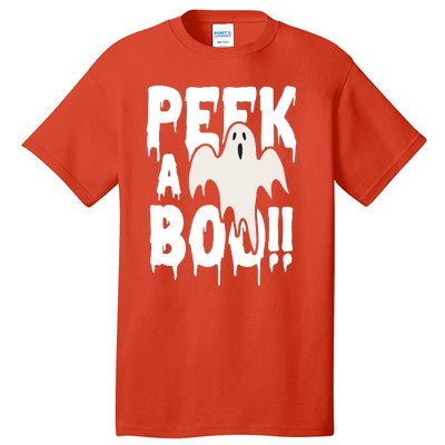 Peek A Boo Halloween Ghost Tall T-Shirt