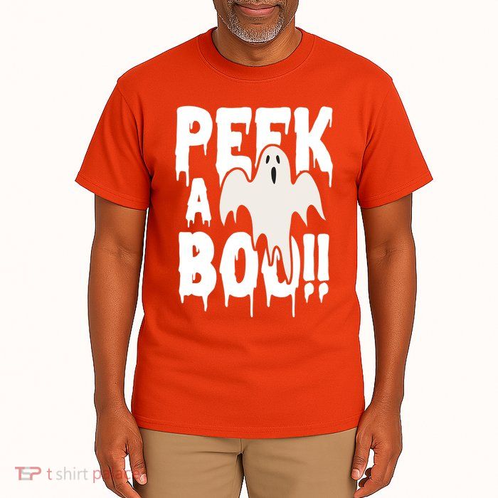 Peek A Boo Halloween Ghost Tall T-Shirt