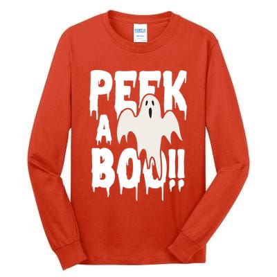 Peek A Boo Halloween Ghost Tall Long Sleeve T-Shirt