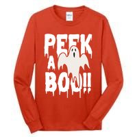 Peek A Boo Halloween Ghost Tall Long Sleeve T-Shirt