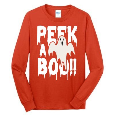 Peek A Boo Halloween Ghost Tall Long Sleeve T-Shirt