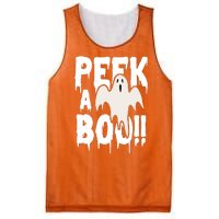 Peek A Boo Halloween Ghost Mesh Reversible Basketball Jersey Tank