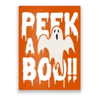 Peek A Boo Halloween Ghost Poster