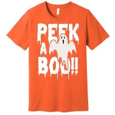 Peek A Boo Halloween Ghost Premium T-Shirt