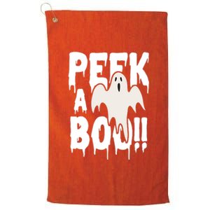 Peek A Boo Halloween Ghost Platinum Collection Golf Towel