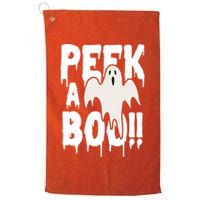 Peek A Boo Halloween Ghost Golf Towel