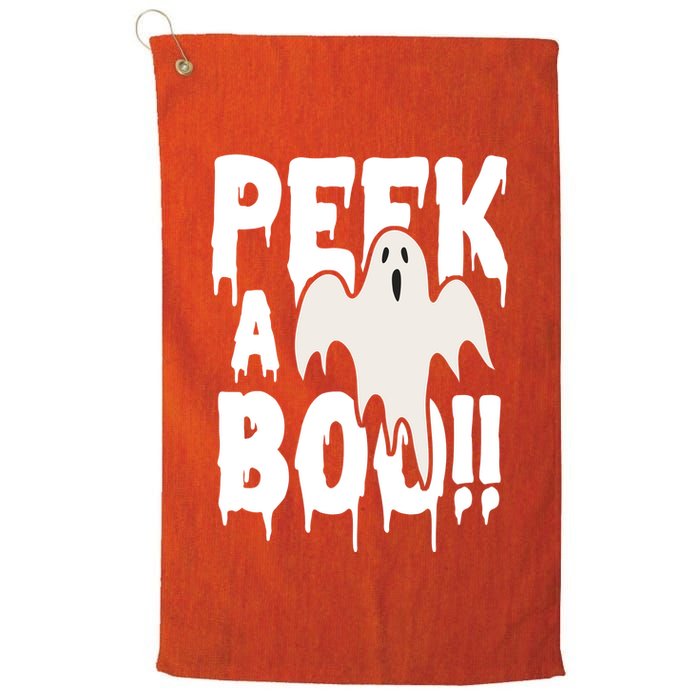 Peek A Boo Halloween Ghost Golf Towel