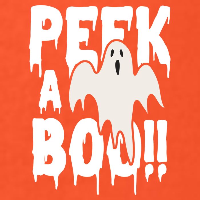 Peek A Boo Halloween Ghost Golf Towel