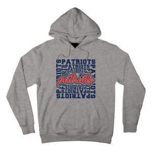 Patriots American Blue And Red Patriot Saying Tall Hoodie