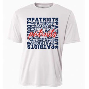 Patriots American Blue And Red Patriot Saying Cooling Performance Crew T-Shirt