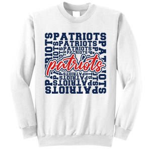 Patriots American Blue And Red Patriot Saying Sweatshirt