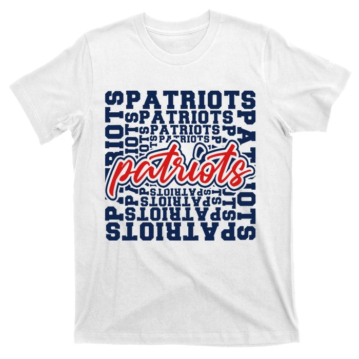 Patriots American Blue And Red Patriot Saying T-Shirt