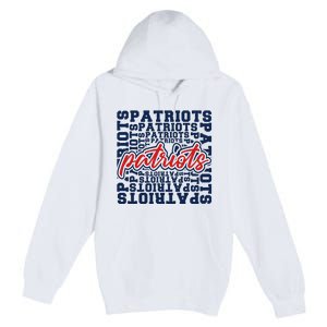 Patriots American Blue And Red Patriot Saying Premium Pullover Hoodie