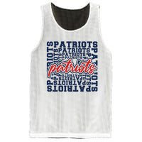 Patriots American Blue And Red Patriot Saying Mesh Reversible Basketball Jersey Tank