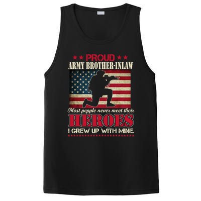 Proud Army Brothergreat Giftingreat Giftlaw I Raised My Heroes Us Flag Army Gift PosiCharge Competitor Tank