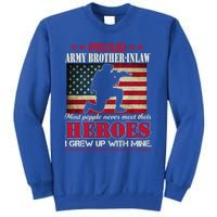 Proud Army Brothergreat Giftingreat Giftlaw I Raised My Heroes Us Flag Army Gift Sweatshirt