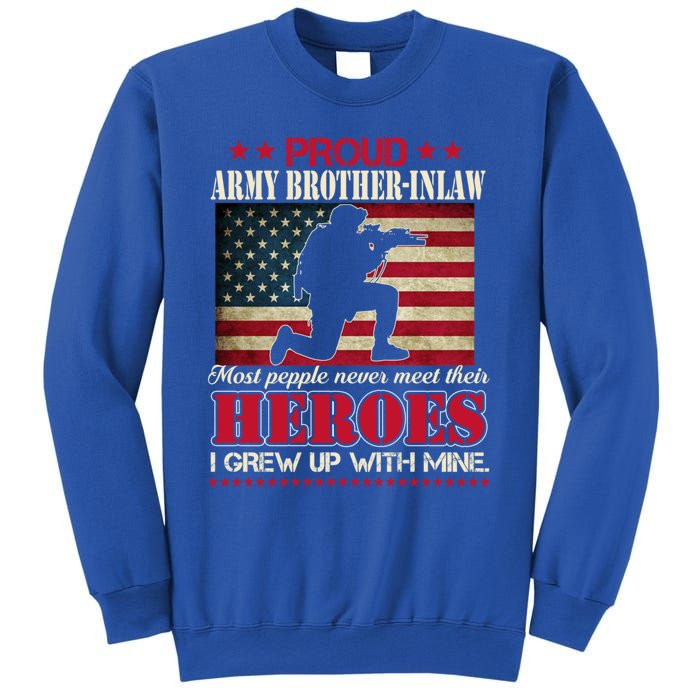 Proud Army Brothergreat Giftingreat Giftlaw I Raised My Heroes Us Flag Army Gift Sweatshirt