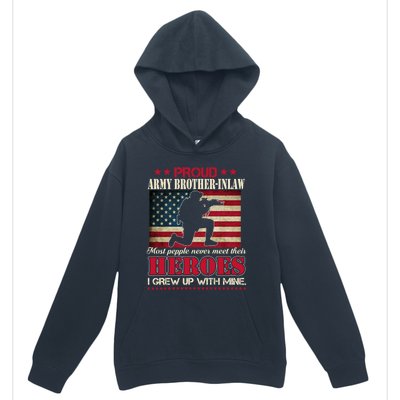 Proud Army Brothergreat Giftingreat Giftlaw I Raised My Heroes Us Flag Army Gift Urban Pullover Hoodie