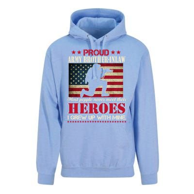 Proud Army Brothergreat Giftingreat Giftlaw I Raised My Heroes Us Flag Army Gift Unisex Surf Hoodie