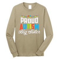 Proud Autism Big Sister Awareness Support Long Sleeve Shirt