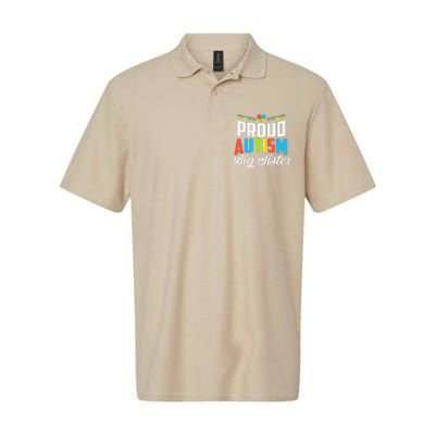 Proud Autism Big Sister Awareness Support Softstyle Adult Sport Polo